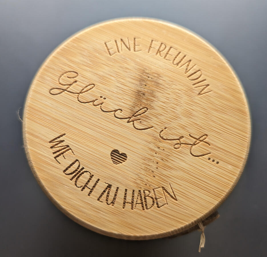 Vorratsglas mit Wunschgravur